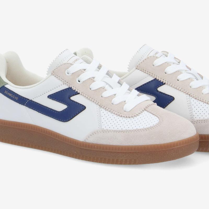 SHEFFIELD JOGGER M - NAPPA/SUEDE/NAP - WHITE/OFF WHITE/NAVY